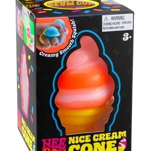 Nice Cream Cone - Pink and Yellow